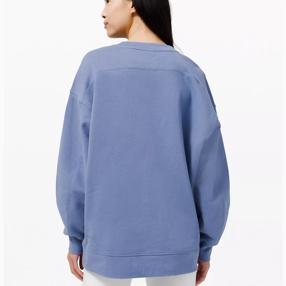 Lululemon Perfectly Oversized Crew * Water Drop - Picture 3 of 6